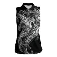Pango Maori Tribal Hammershark Ghost Spirit Women Sleeveless Polo Shirt