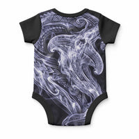 Kikorangi Maori Tribal Hammershark Ghost Spirit Baby Onesie