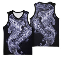 Kikorangi Maori Tribal Hammershark Ghost Spirit Basketball Jersey