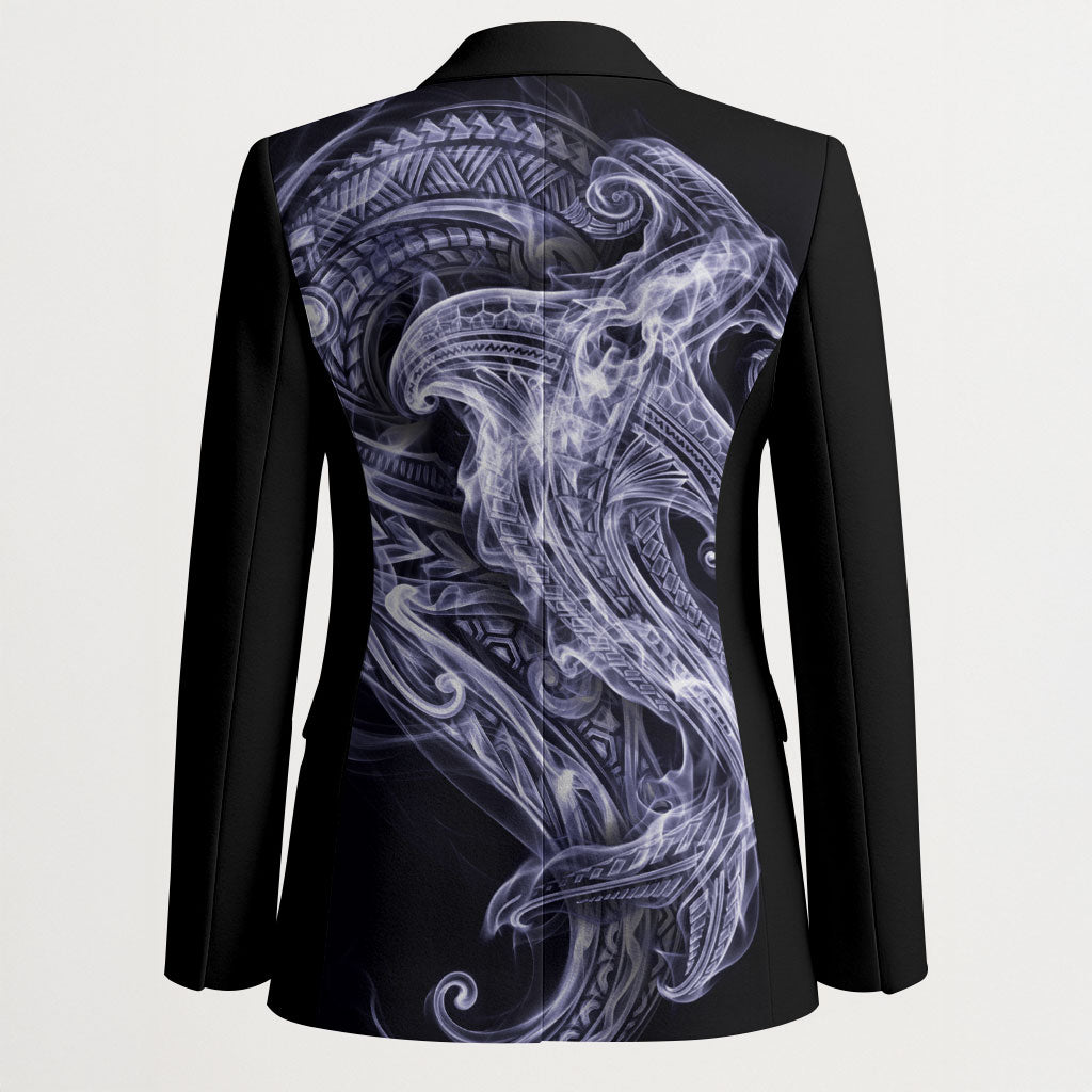Kikorangi Maori Tribal Hammershark Ghost Spirit Blazer