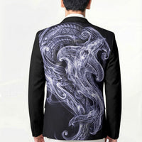 Kikorangi Maori Tribal Hammershark Ghost Spirit Blazer
