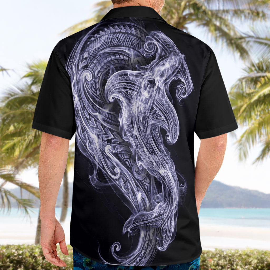 Kikorangi Maori Tribal Hammershark Ghost Spirit Hawaiian Shirt