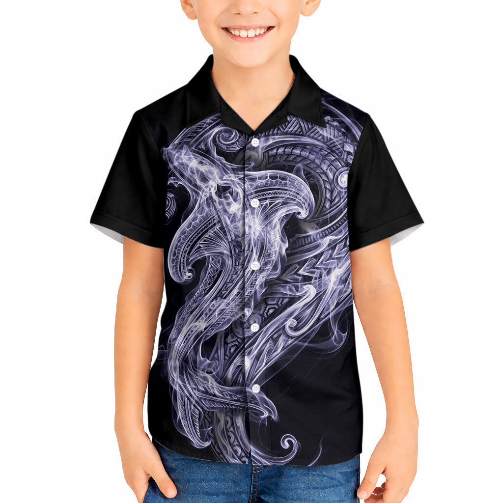 Kikorangi Maori Tribal Hammershark Ghost Spirit Hawaiian Shirt