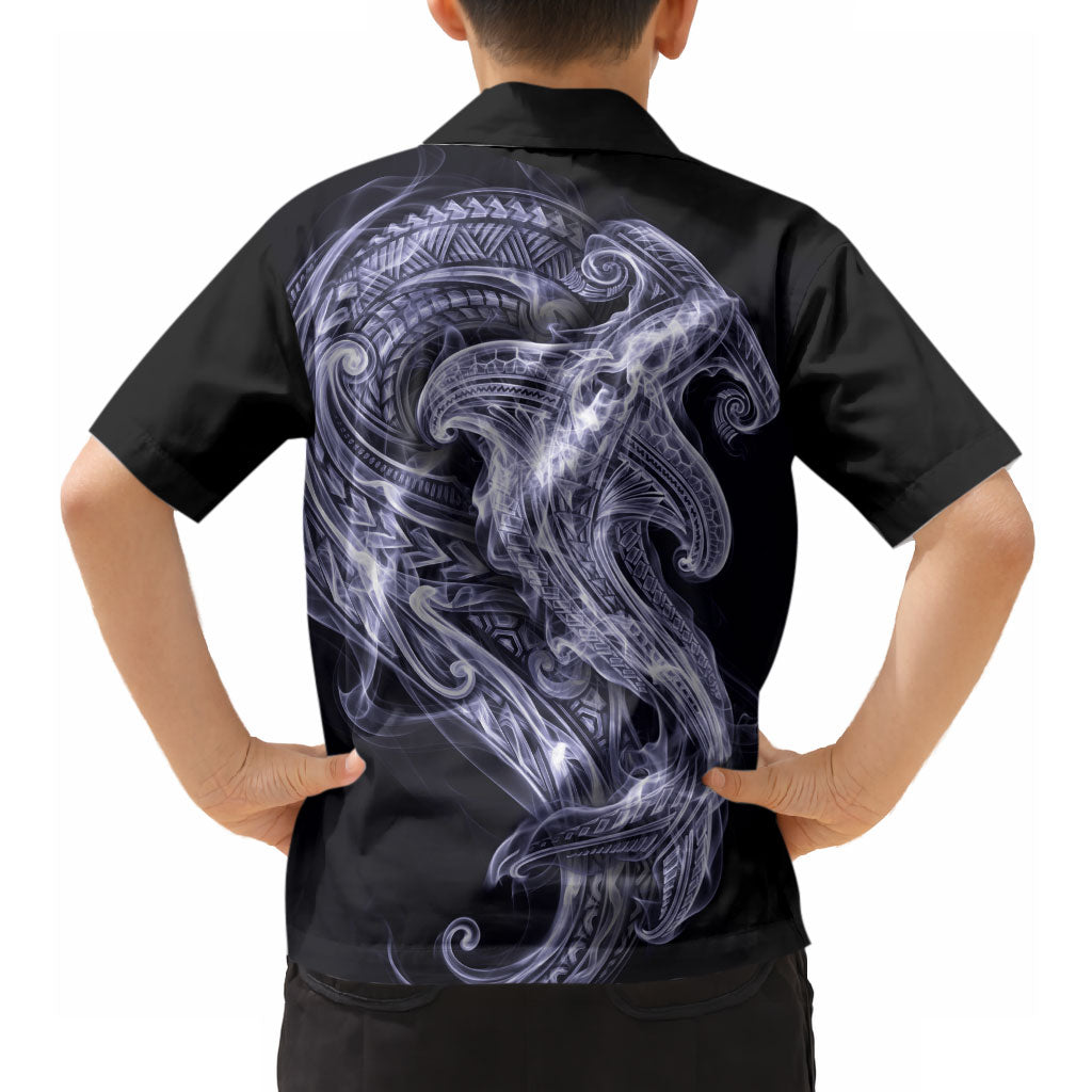 Kikorangi Maori Tribal Hammershark Ghost Spirit Hawaiian Shirt