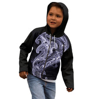 Kikorangi Maori Tribal Hammershark Ghost Spirit Kid Hoodie