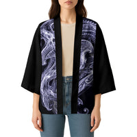 Kikorangi Maori Tribal Hammershark Ghost Spirit Kimono