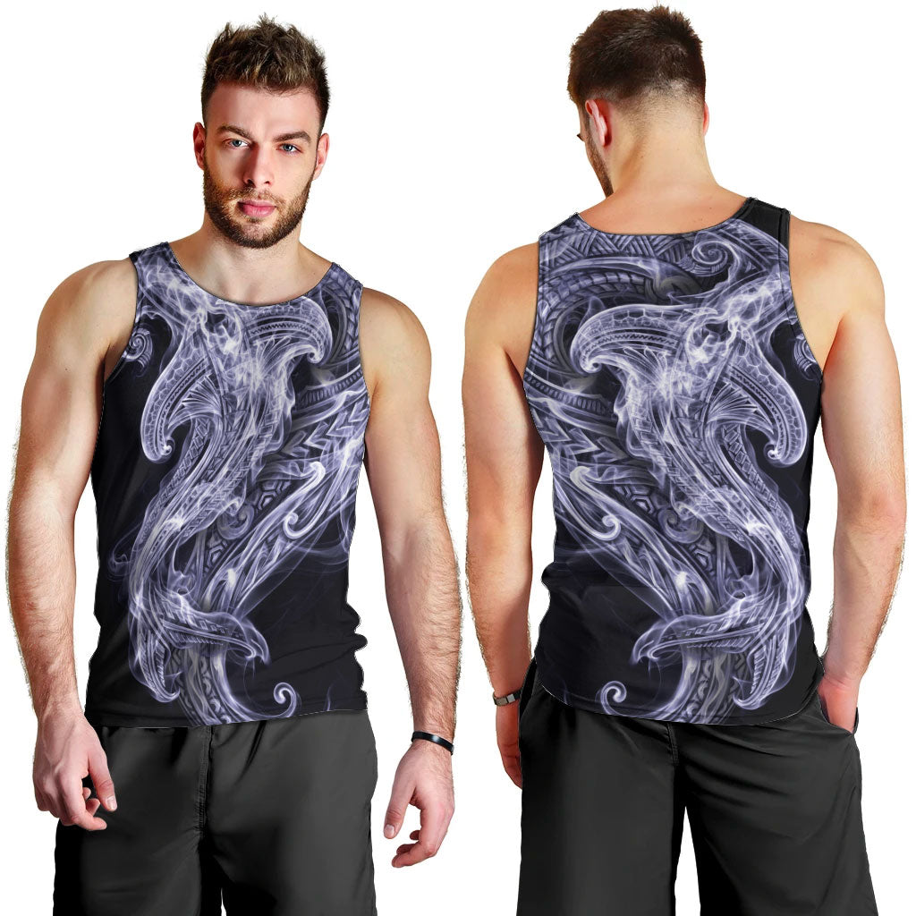 Kikorangi Maori Tribal Hammershark Ghost Spirit Men Tank Top
