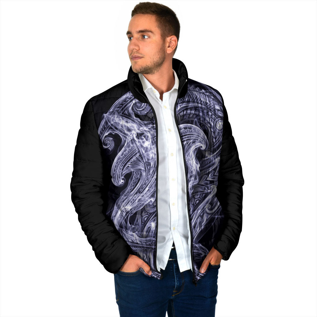 Kikorangi Maori Tribal Hammershark Ghost Spirit Padded Jacket
