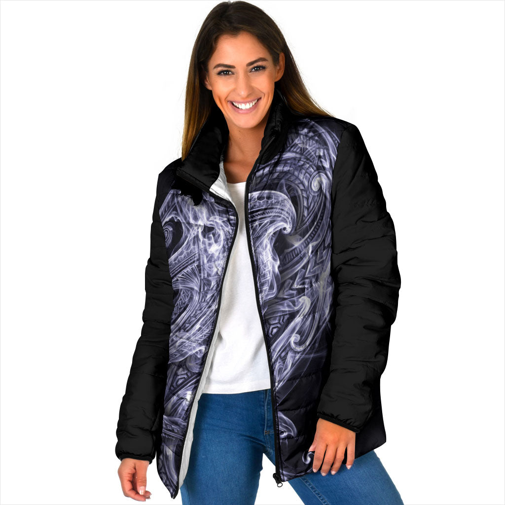 Kikorangi Maori Tribal Hammershark Ghost Spirit Padded Jacket