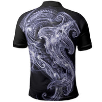 Kikorangi Maori Tribal Hammershark Ghost Spirit Polo Shirt