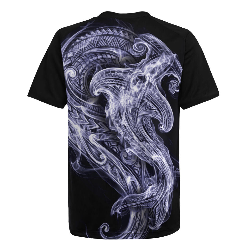Kikorangi Maori Tribal Hammershark Ghost Spirit Rugby Jersey