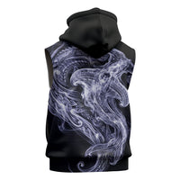 Kikorangi Maori Tribal Hammershark Ghost Spirit Sleeveless Hoodie