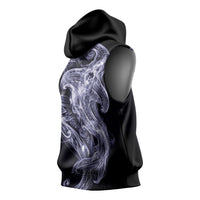 Kikorangi Maori Tribal Hammershark Ghost Spirit Sleeveless Hoodie