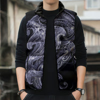 Kikorangi Maori Tribal Hammershark Ghost Spirit Sleeveless Puffer Jacket