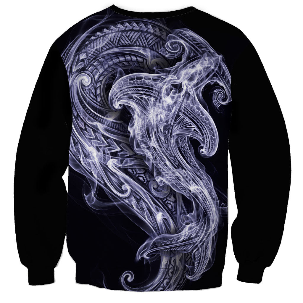 Kikorangi Maori Tribal Hammershark Ghost Spirit Sweatshirt