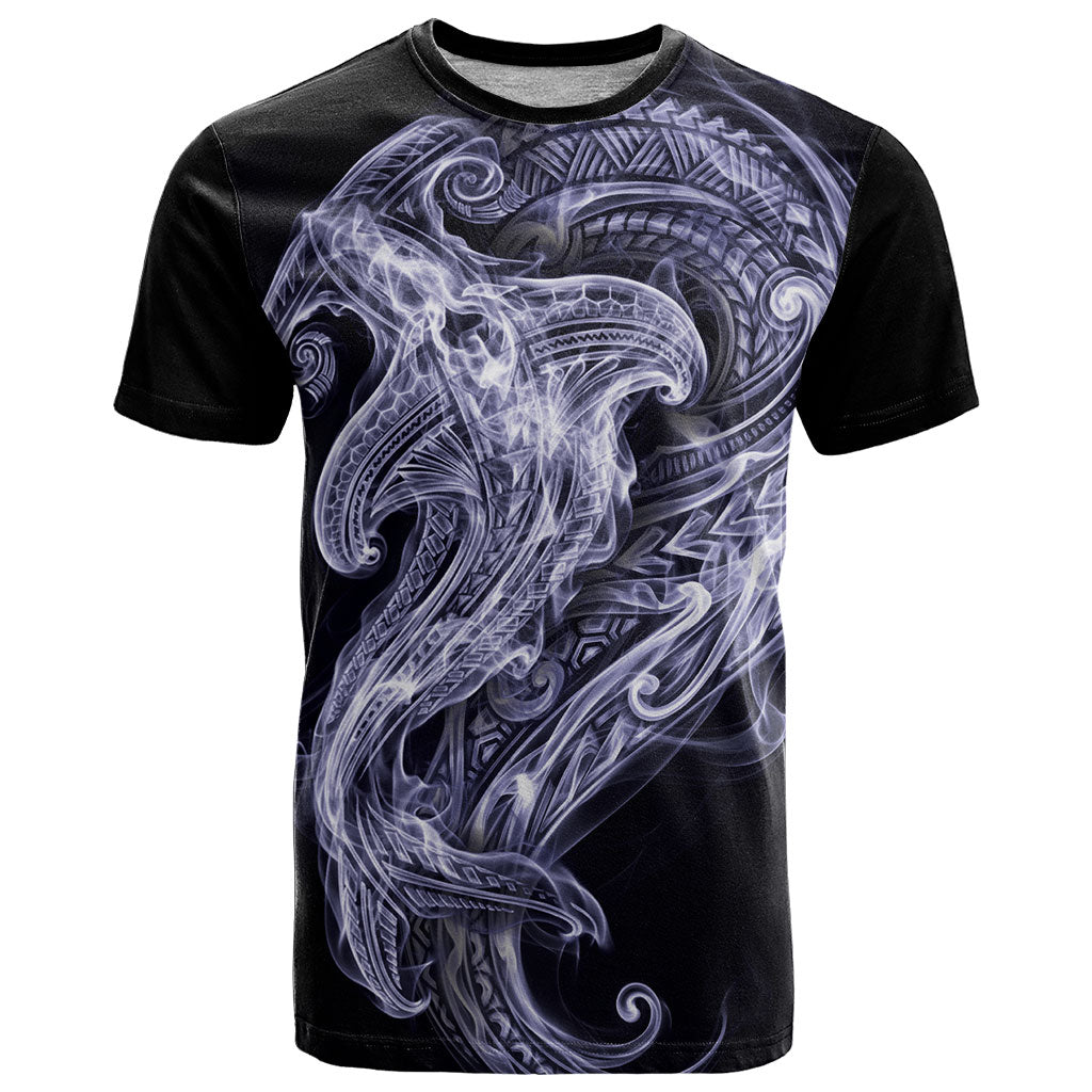 Kikorangi Maori Tribal Hammershark Ghost Spirit T Shirt