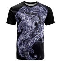 Kikorangi Maori Tribal Hammershark Ghost Spirit T Shirt