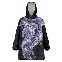 Kikorangi Maori Tribal Hammershark Ghost Spirit Wearable Blanket Hoodie