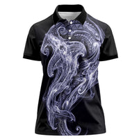 Kikorangi Maori Tribal Hammershark Ghost Spirit Women Polo Shirt