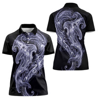 Kikorangi Maori Tribal Hammershark Ghost Spirit Women Polo Shirt