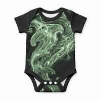 Pounamu Maori Tribal Hammershark Ghost Spirit Baby Onesie