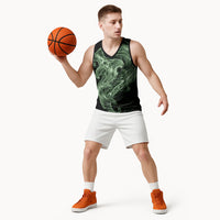 Pounamu Maori Tribal Hammershark Ghost Spirit Basketball Jersey