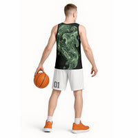 Pounamu Maori Tribal Hammershark Ghost Spirit Basketball Jersey