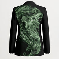 Pounamu Maori Tribal Hammershark Ghost Spirit Blazer