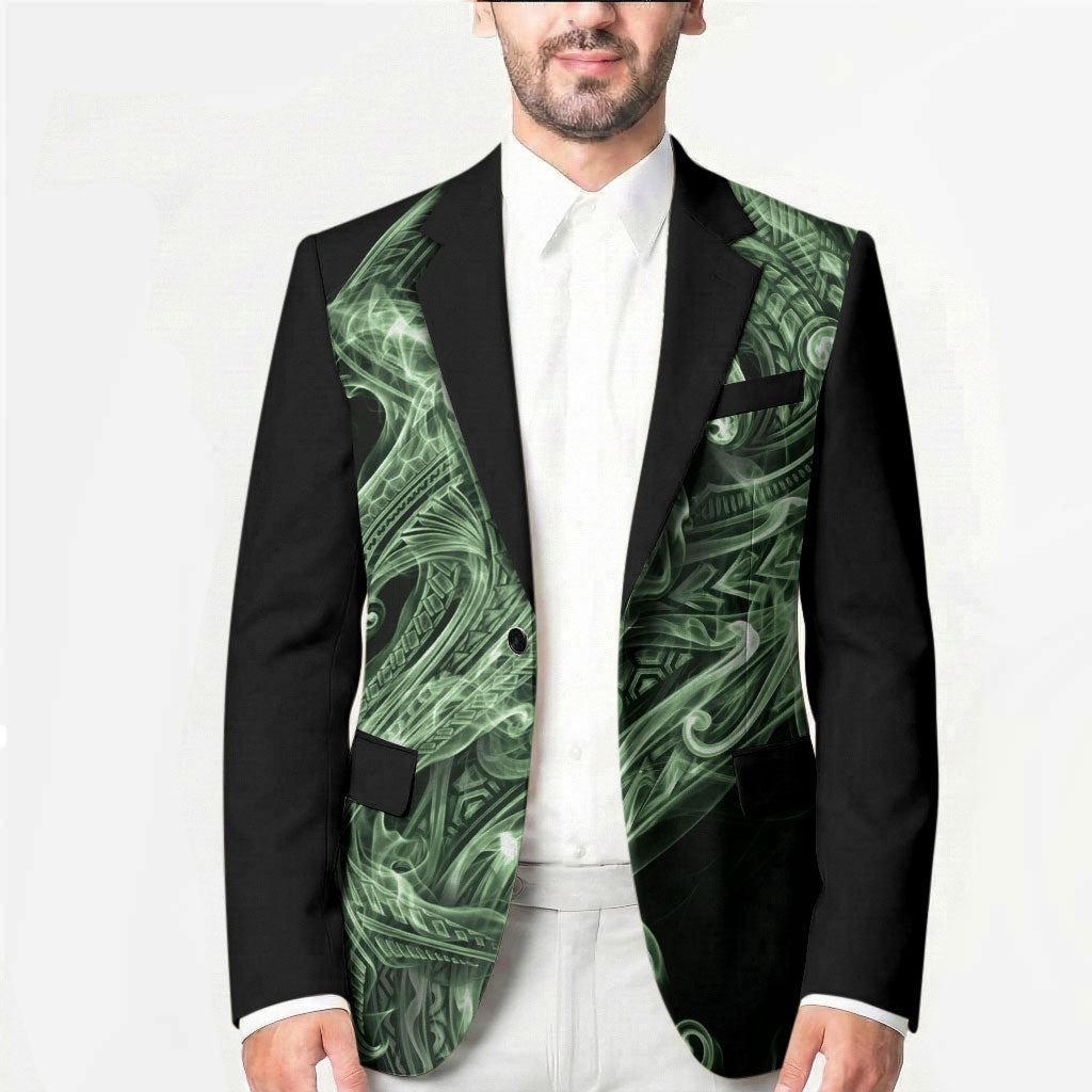 Pounamu Maori Tribal Hammershark Ghost Spirit Blazer