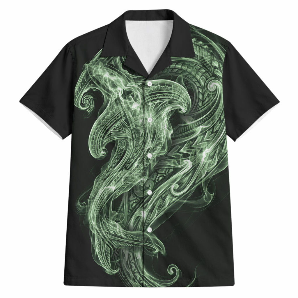 Pounamu Maori Tribal Hammershark Ghost Spirit Hawaiian Shirt