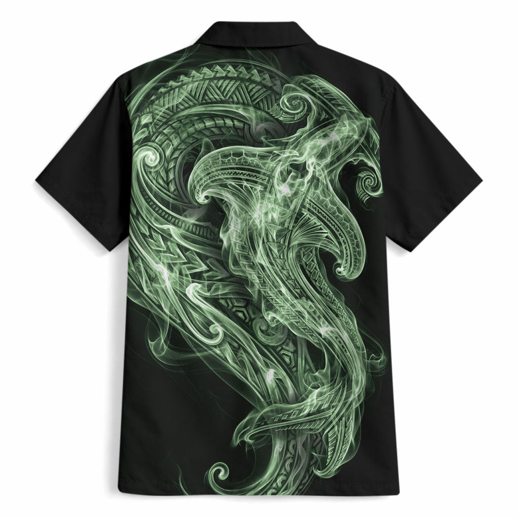 Pounamu Maori Tribal Hammershark Ghost Spirit Hawaiian Shirt