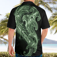 Pounamu Maori Tribal Hammershark Ghost Spirit Hawaiian Shirt