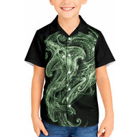Pounamu Maori Tribal Hammershark Ghost Spirit Hawaiian Shirt