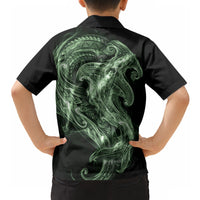 Pounamu Maori Tribal Hammershark Ghost Spirit Hawaiian Shirt