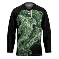 Pounamu Maori Tribal Hammershark Ghost Spirit Hockey Jersey