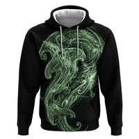 Pounamu Maori Tribal Hammershark Ghost Spirit Hoodie