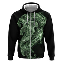 Pounamu Maori Tribal Hammershark Ghost Spirit Hoodie