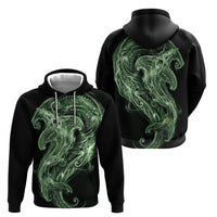 Pounamu Maori Tribal Hammershark Ghost Spirit Hoodie