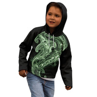 Pounamu Maori Tribal Hammershark Ghost Spirit Kid Hoodie