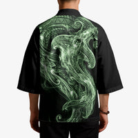 Pounamu Maori Tribal Hammershark Ghost Spirit Kimono