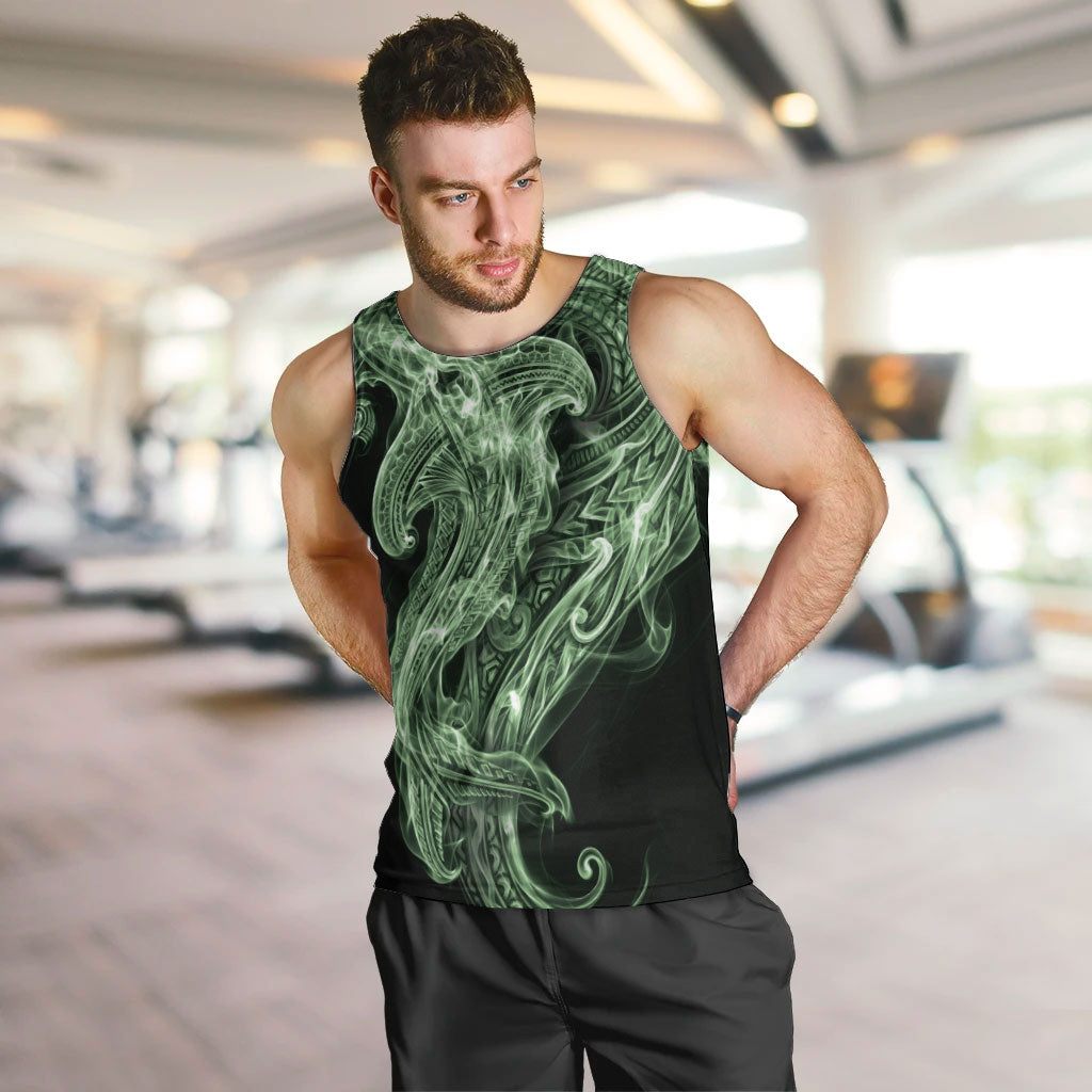 Pounamu Maori Tribal Hammershark Ghost Spirit Men Tank Top