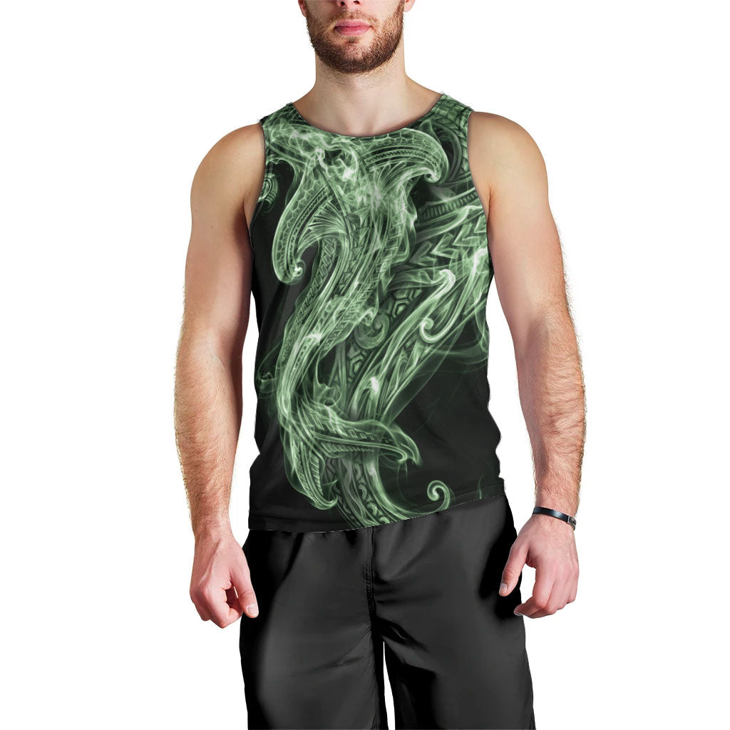 Pounamu Maori Tribal Hammershark Ghost Spirit Men Tank Top