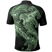 Pounamu Maori Tribal Hammershark Ghost Spirit Polo Shirt
