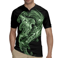 Pounamu Maori Tribal Hammershark Ghost Spirit Rugby Jersey