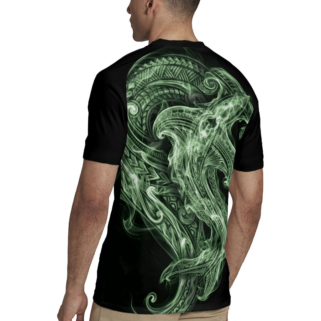 Pounamu Maori Tribal Hammershark Ghost Spirit Rugby Jersey