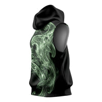 Pounamu Maori Tribal Hammershark Ghost Spirit Sleeveless Hoodie