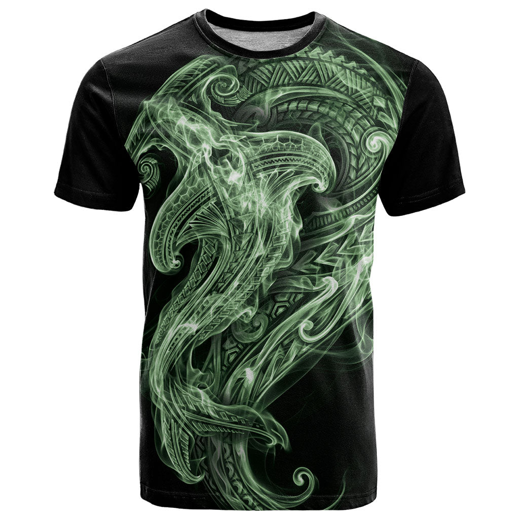 Pounamu Maori Tribal Hammershark Ghost Spirit T Shirt