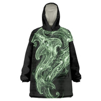 Pounamu Maori Tribal Hammershark Ghost Spirit Wearable Blanket Hoodie