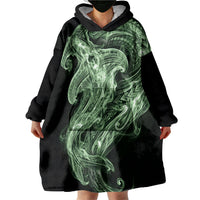 Pounamu Maori Tribal Hammershark Ghost Spirit Wearable Blanket Hoodie
