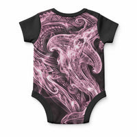 Mawhero Maori Tribal Hammershark Ghost Spirit Baby Onesie